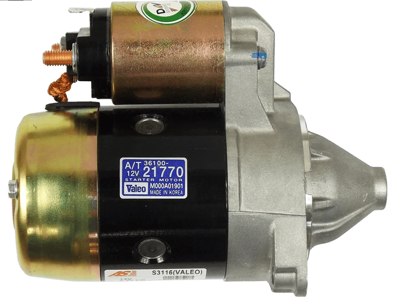 S1348 12V 0.9kW Starter Motor Fits Hyundai Accent, Hyundai Coupe - Image 4